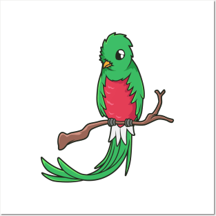 Kawaii Quetzal Posters and Art